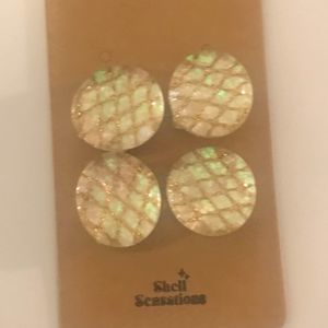 Set of 4 decorative magnets handmade